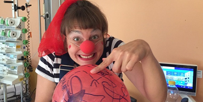 Endlich: Klinik-Clowns wieder live vor Ort
